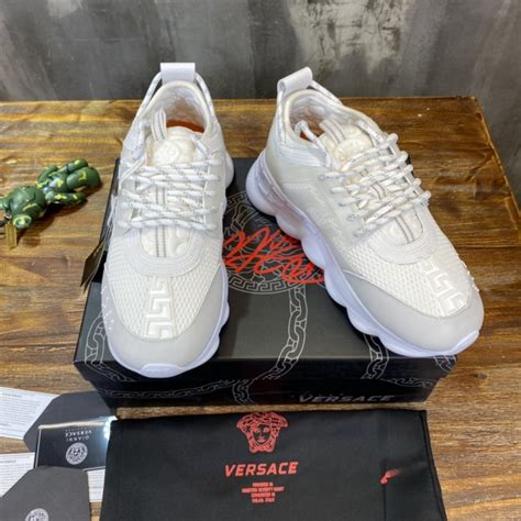 versace chain reaction jumia|Versace Chain Reaction White Mesh Rubber Suede .